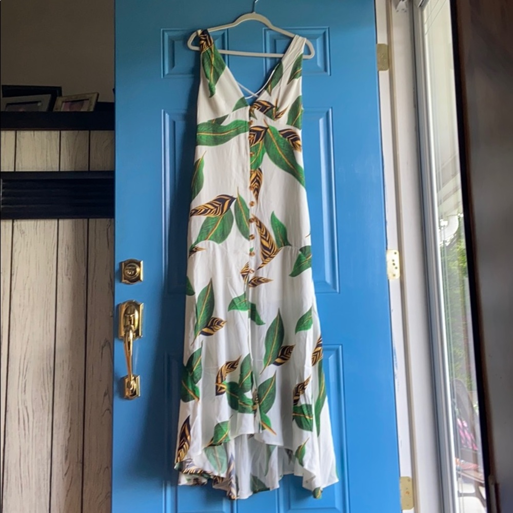 NWT Farm Rio Amazonia Dreams V Neck Maxi Dress
